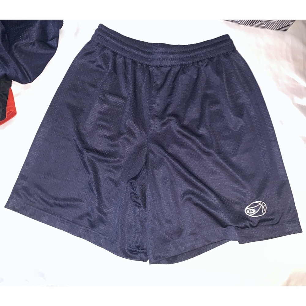 VTG -  90s Russell‎ Athletics Blue Basketball Shorts Boys, L (14/16) #14